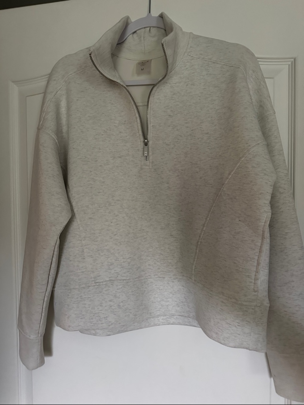 Calia Pullover Sweatshirt in Light Heather Gray